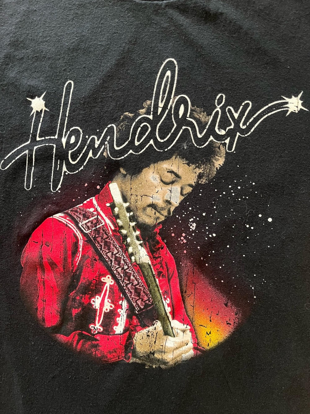 Jimi Hendrix Graphic Tee - Red Jacket Design